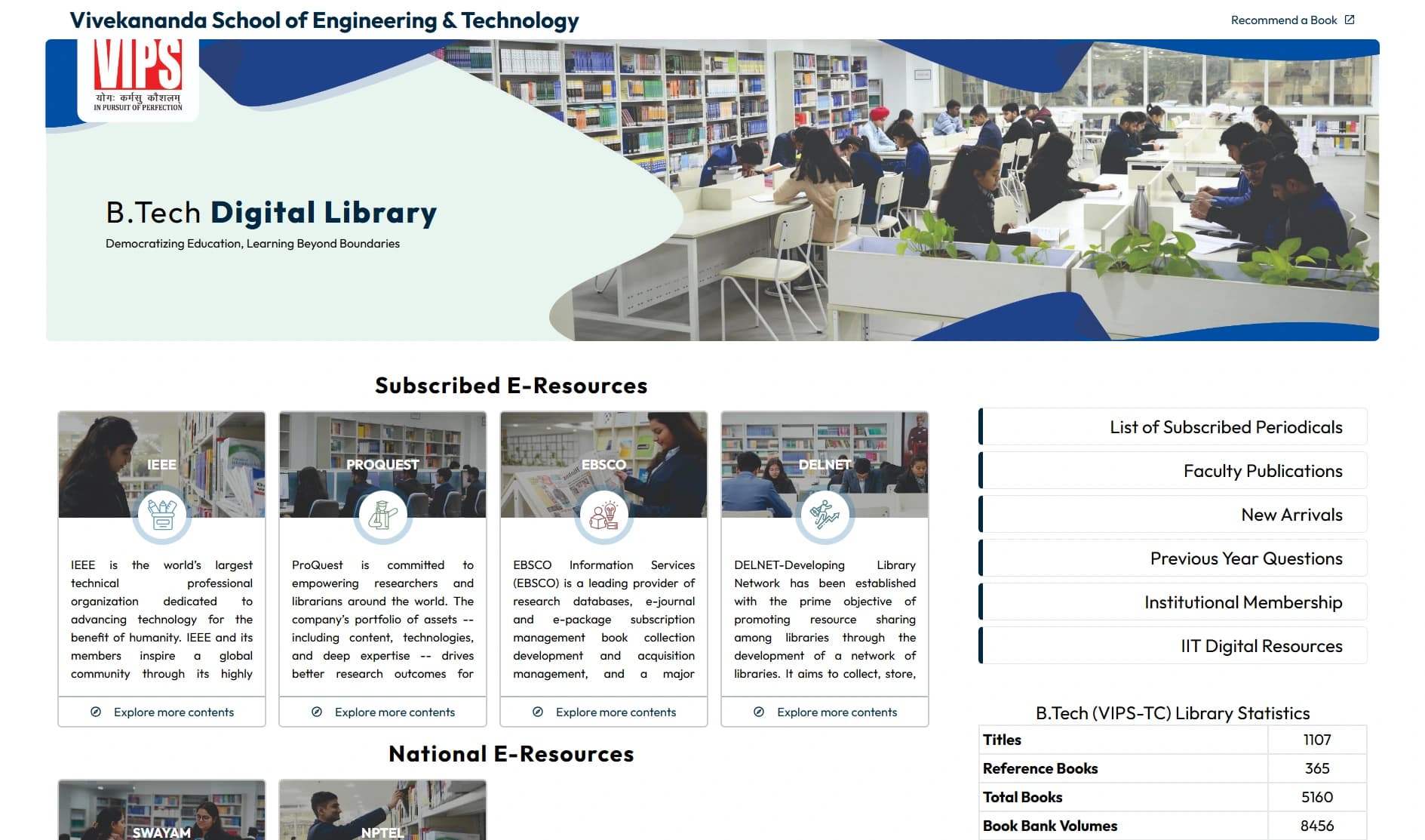 Digital Library, VIPS-TC